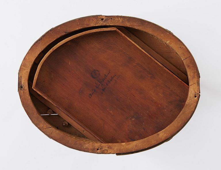 Brickbord, av Anders Lundelius (mästare i Stockholm 1778-1823), Sengustavianskt.