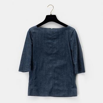 Céline, a denim top, size 34.