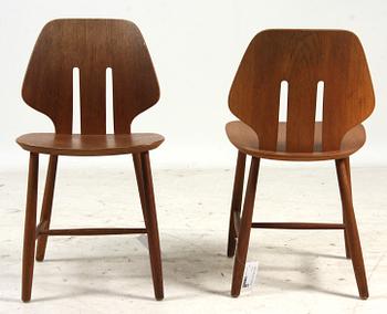 STOLAR, ett par, "J67", Eyvind A Johansson, FDB, Danmark, 1950/1960-tal.