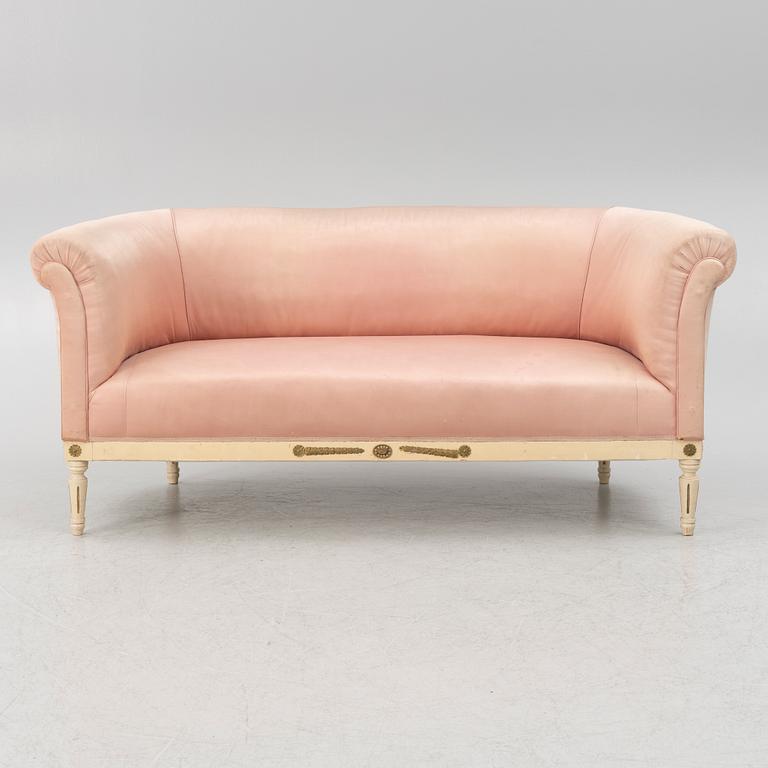 A Gustavian style sofa, first half of the 20th Century.