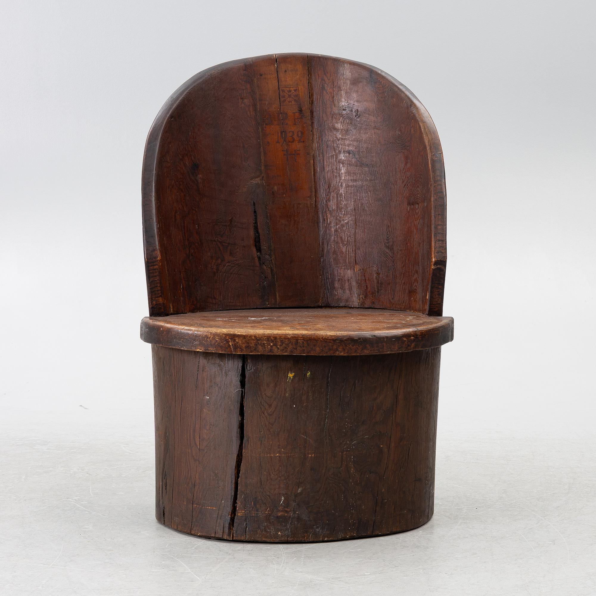 Chair, early 20th century.