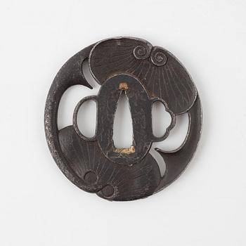 Tsuba, mei, Japan, Edo.