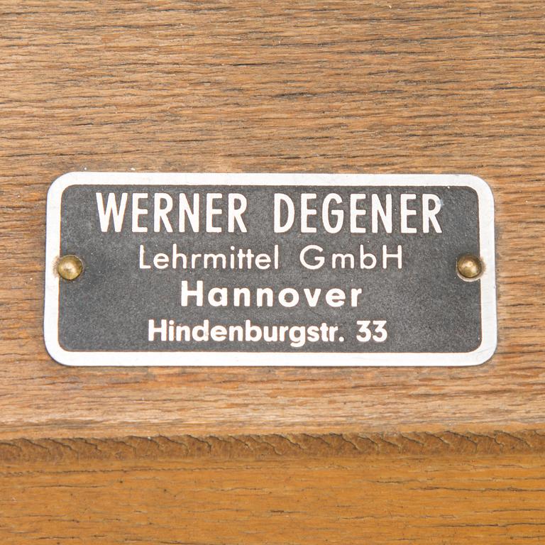 A mid-20th century demonstration model by Werner Degener Lehrmittel GmbH, Hannover,  Germany.