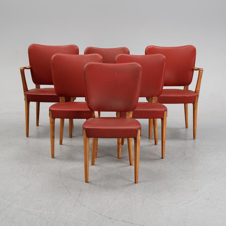 A set of six chairs from Nordsisk Kompaniet.