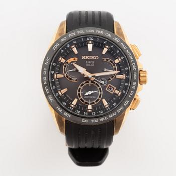 Seiko, Astron, GPS Solar, wristwatch, 44.8 mm.