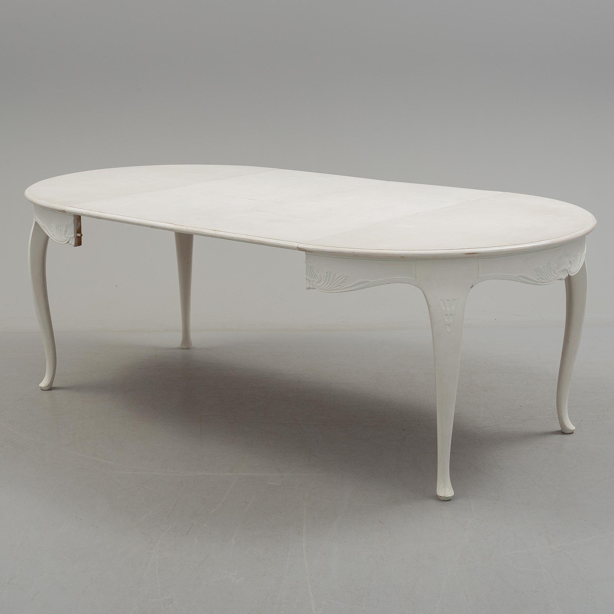 a rococo-style dining table from the 20th century.