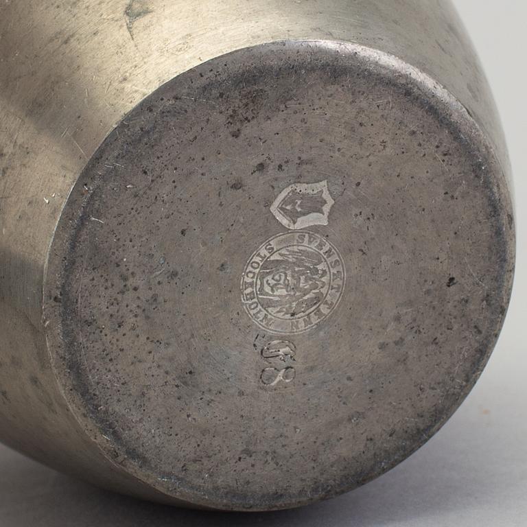 Five coasters, a vase, a bowl,  and an ashtray by Firma Svenskt Tenn first half of 20th centuty.
