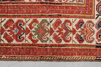 A runner, antique, Malajir, ca 510 x 147 cm.