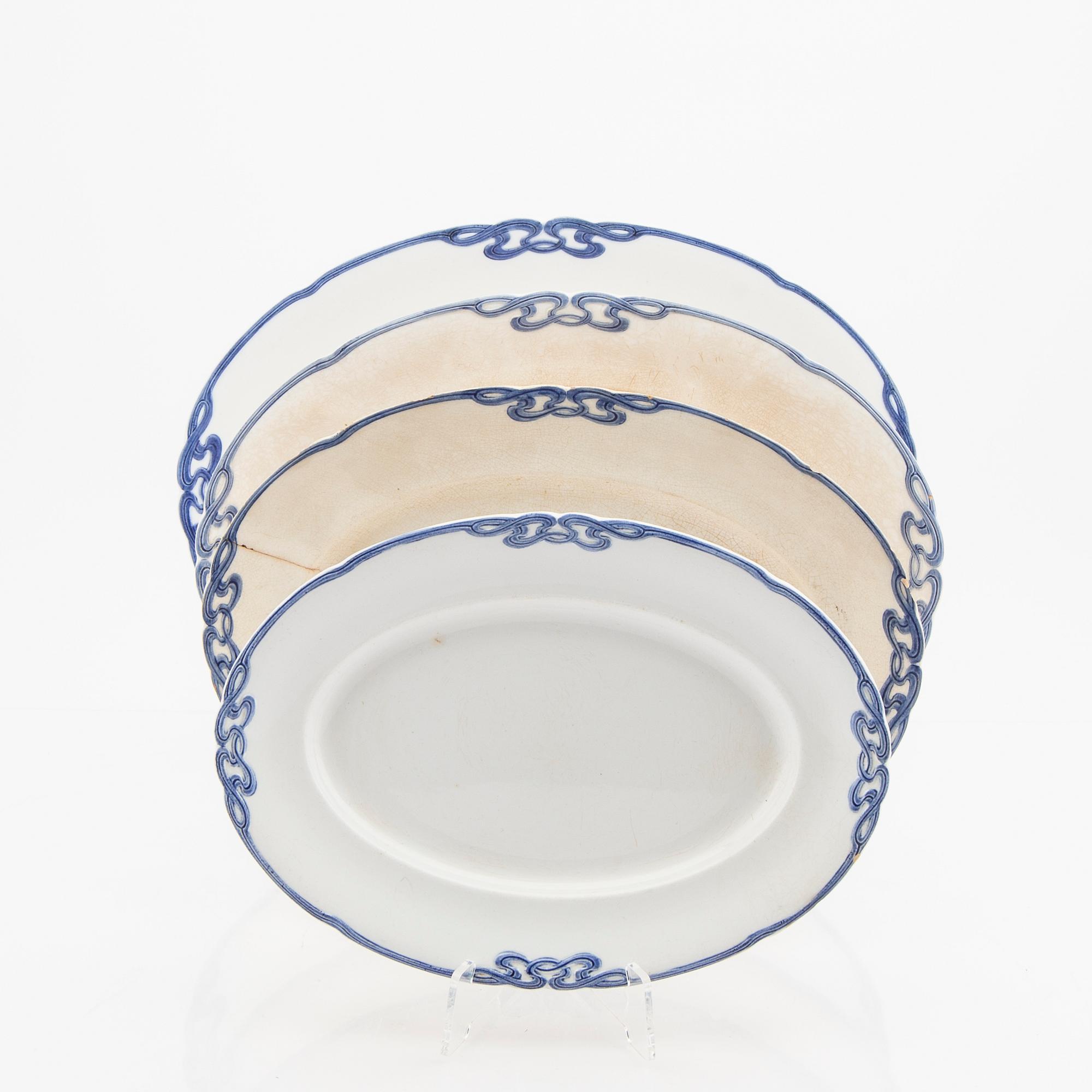Service 134 dlr "Blaue Olga" flintware, Villeroy & Boch.