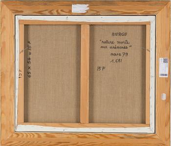 ROLAND BIERGE, oil on canvas, signed. Dated -79 verso.