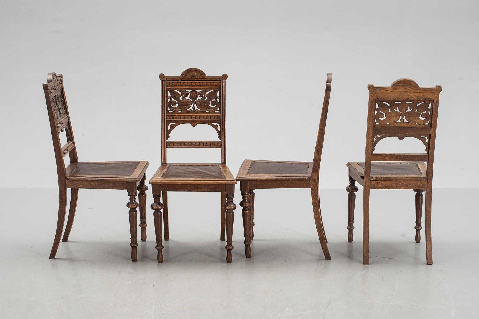 STOLAR, 8 st, renässansstil, 1900-talets första hälft.
