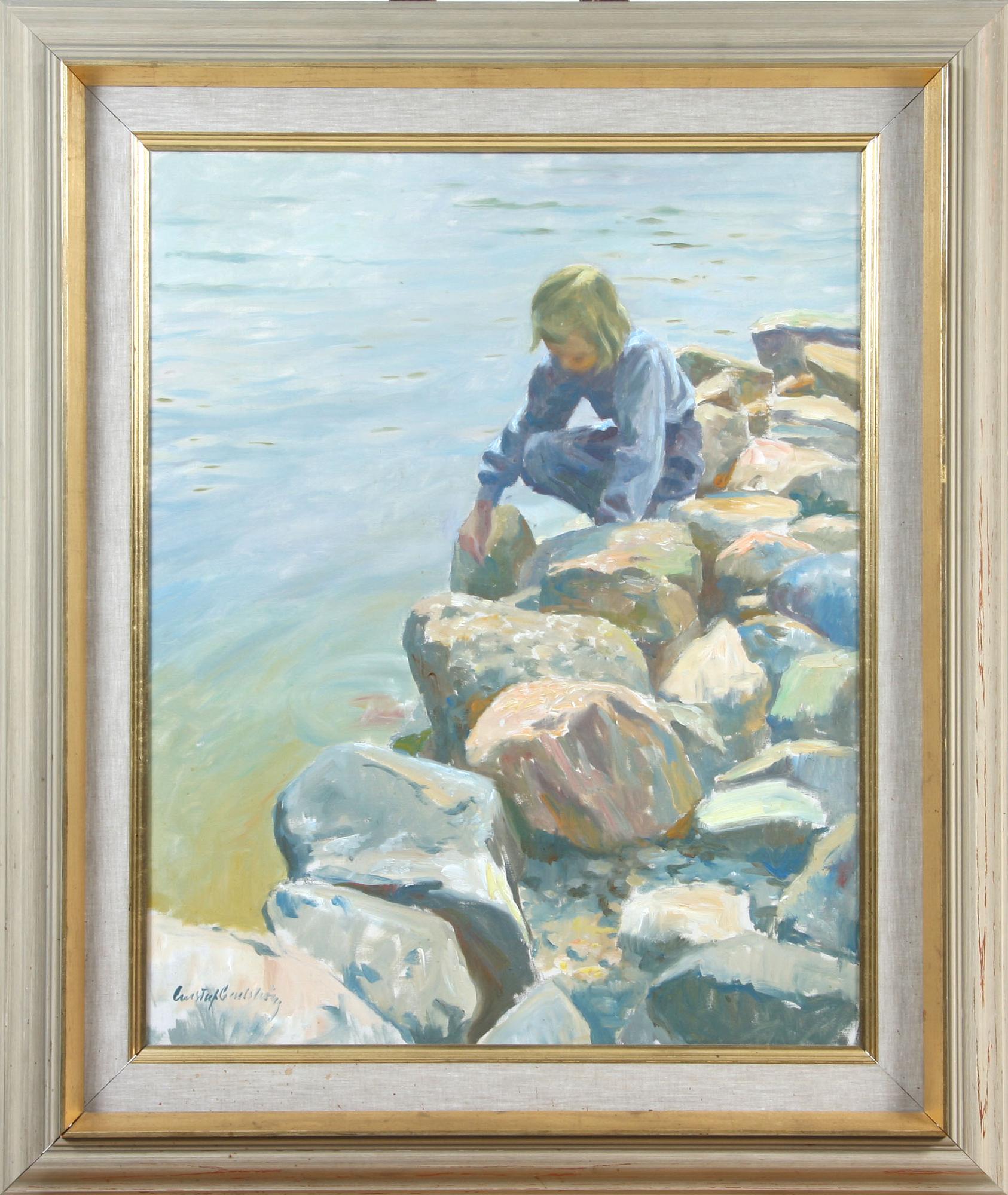 GUSTAF CARLSTRÖM, olja på duk, sign.