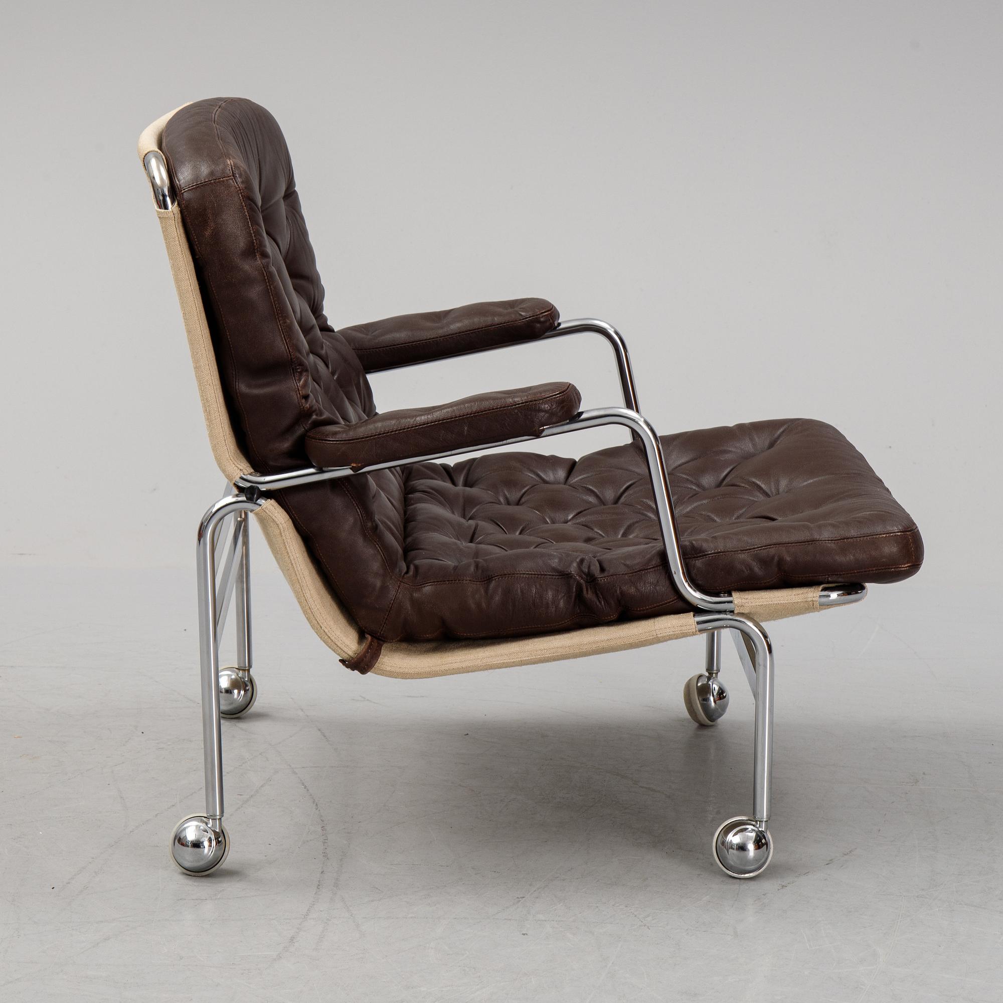 A 'Karin 73' easy chair by Bruno Mathsson for Dux.