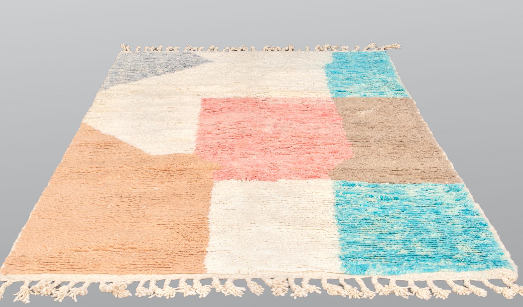 A Moroccan carpet, 238 x 150 cm.