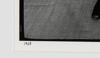 Carl Johan De Geer, fotografi, signerat 1/3.