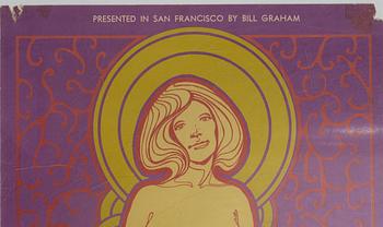 Wes Wilson, konsertaffisch, Creative Litograph Co. 1967.