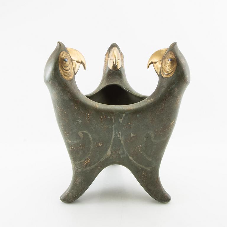 Julius Dressler Urn/Vase Jugendstil Biela near Bodenbach, Bohemia, ca 1910/15.