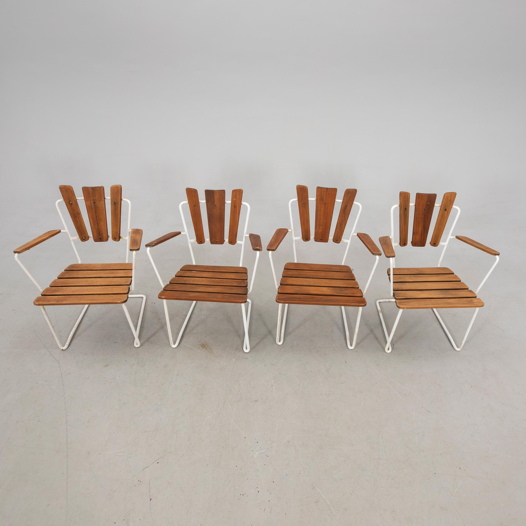 Garden Furniture 5 pcs Mid-20th Century.