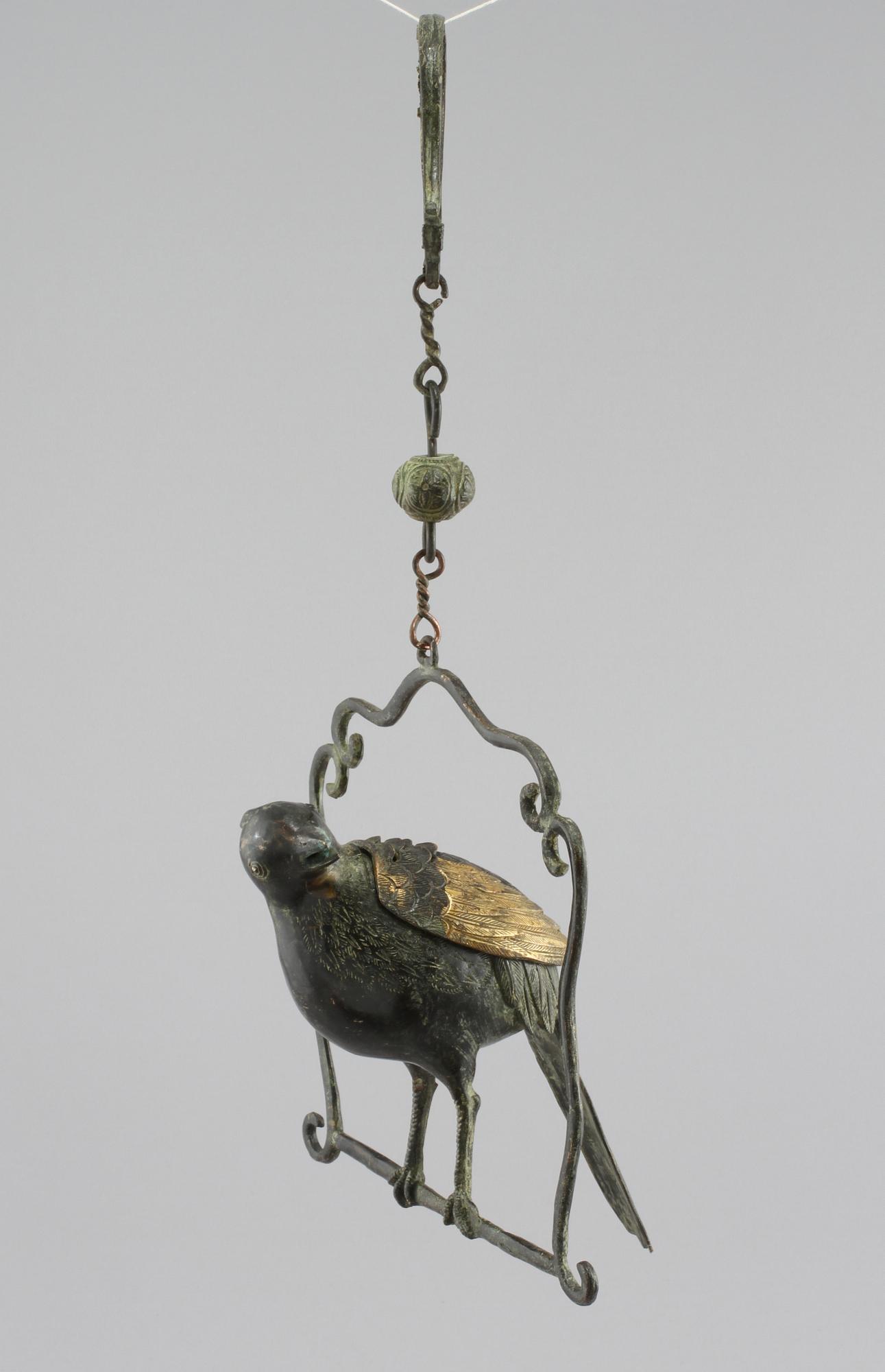 RÖKELSEKAR, patinerad brons, Kina, 1900-tal.