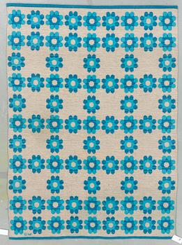 MATTA, dubbelvävd, Berit Woelfer, monogramsignerad BW . Ca 192x138 cm.