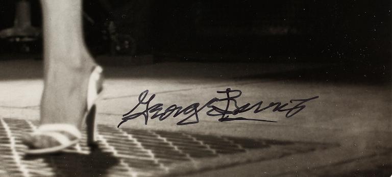 GEORGE BARRIS, gelatinsilverfotografi, sign. Stämplad á tergo.