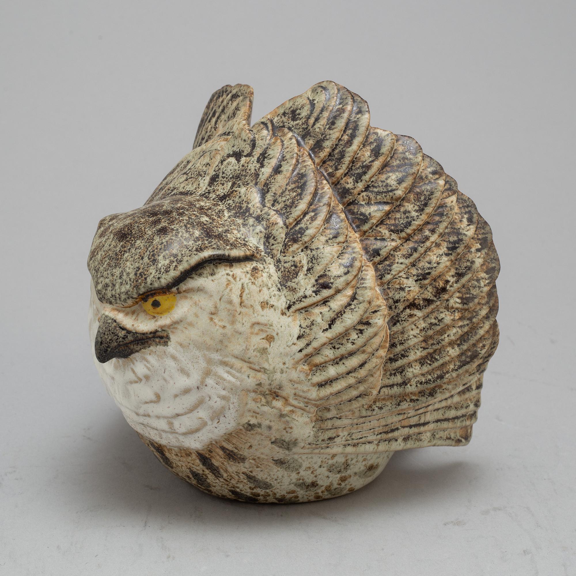 PAUL HOFF, figurin, stengods, Gustavsberg för WWF.