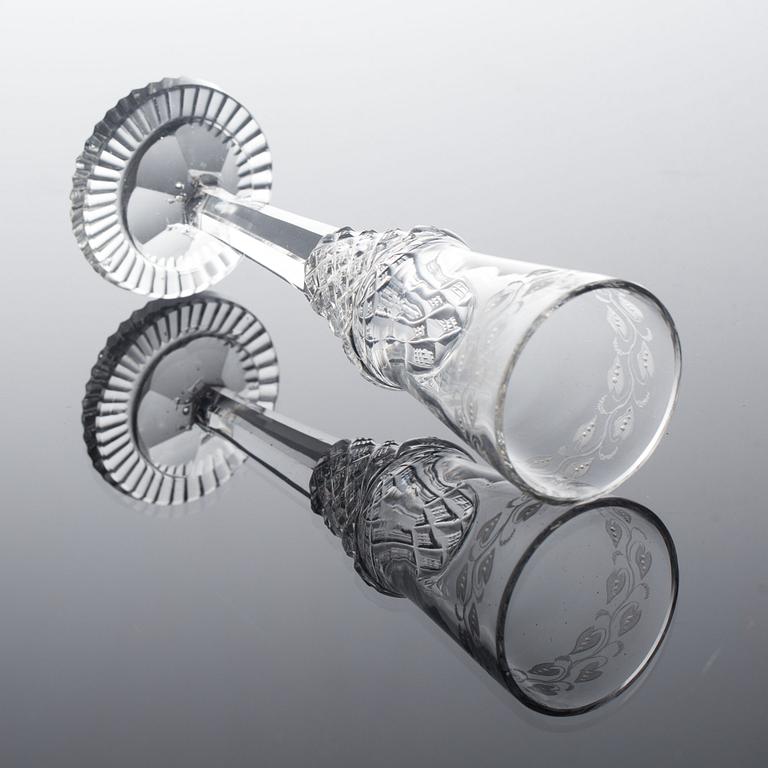 CHAMPAGNEGLAS, 6 st, 1900-talets början.