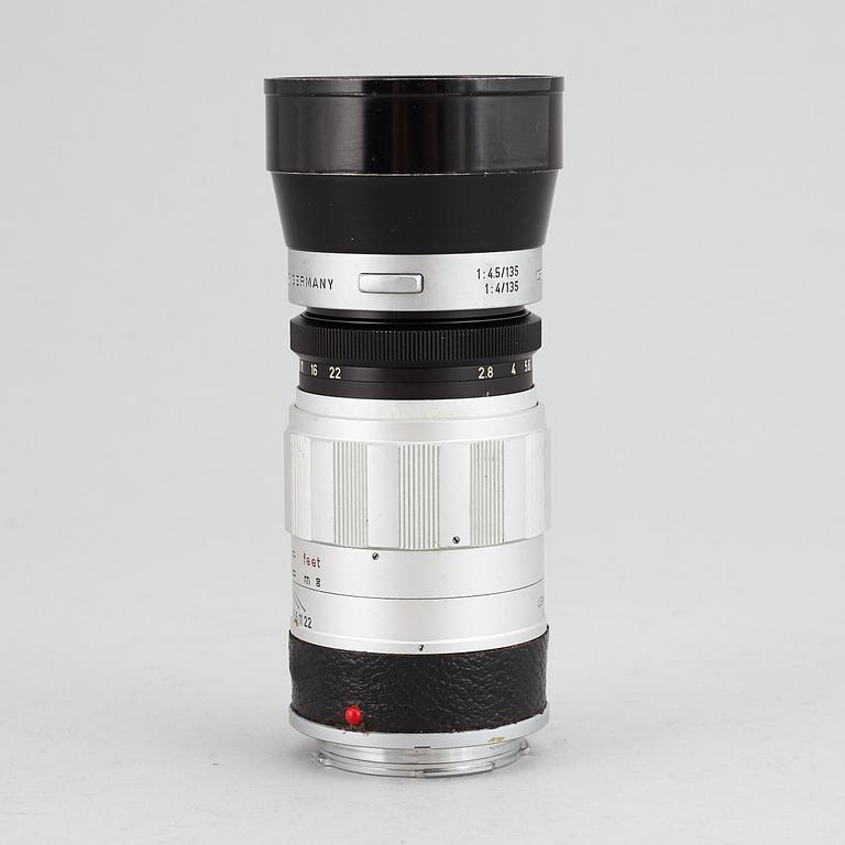 LEITZ WETZLAR, camera lens,  ELMARIT-M, 1:2.8/90.