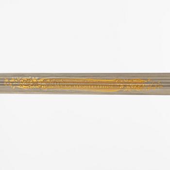 Sabre, Swedish, 1899 pattern, for infantry officer. with scabbard.
