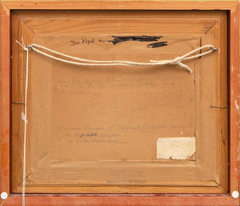 Theodor Billing, oil on canvas, signed.