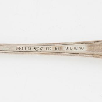 A 34-piece silver flat wear set, C.G.Hallberg, Stockholm, Sweden, 36-59.