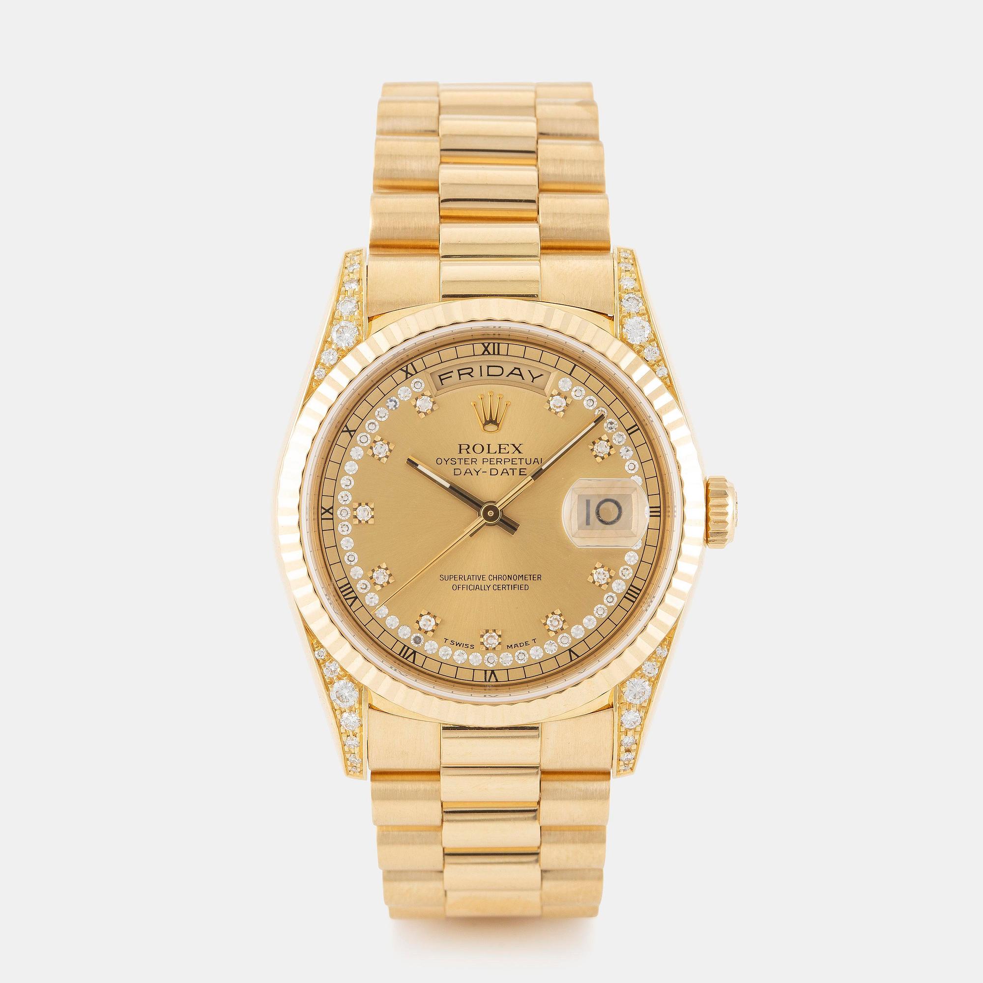 Rolex, Day-Date, "Diamond String Dial", ca 1994.