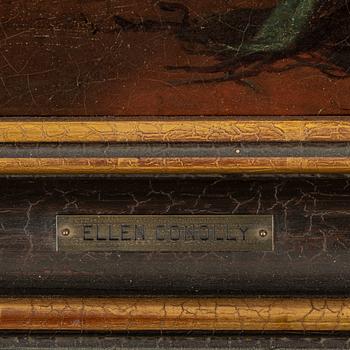 Ellen Conolly, olja på duk, signerad och daterad 1877.
