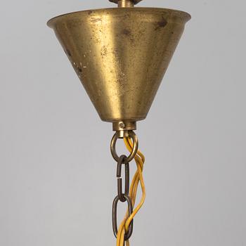 A Swedish Modern ceiling lamp, 1950's.