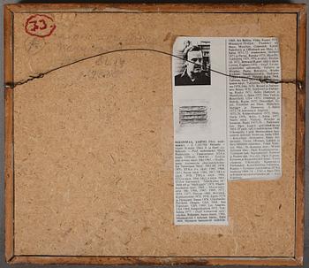 AARNO SALOSMAA, blandteknik, collage, signerad och daterad -77.