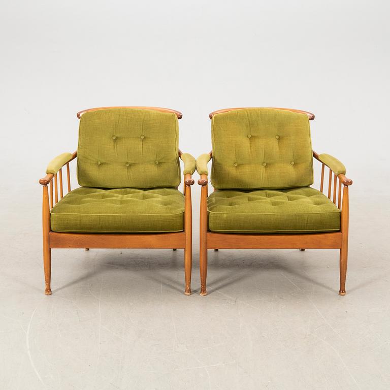Kerstin Hörlin-Holmquist, armchairs, a pair, "Skrindan", OPE Möbel, second half of the 20th century.