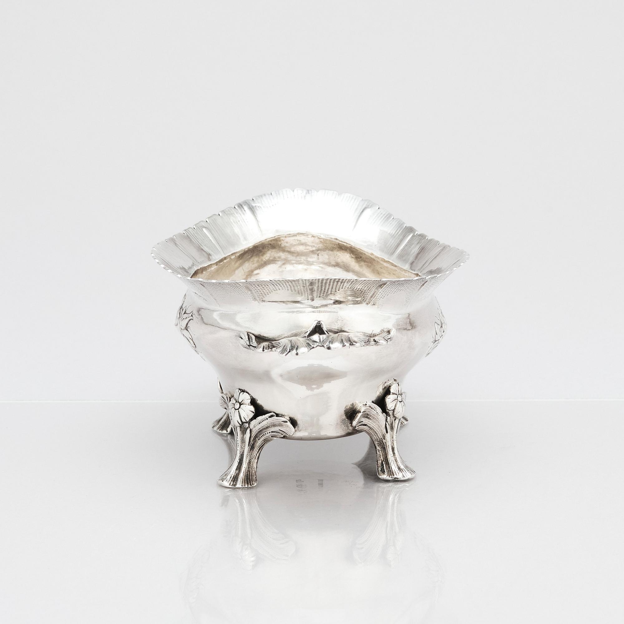 Simson Ryberg, konfektskål, silver, Stockholm 1791.