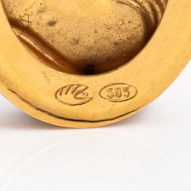 ÖRHÄNGEN, 14K guld.