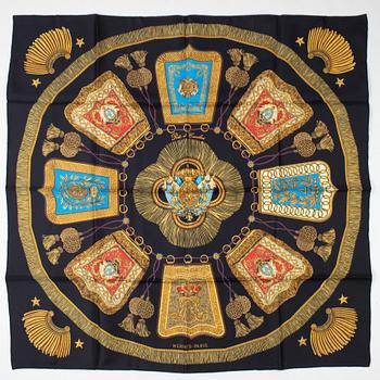 Hermès, scarf, "Poste et Cavalerie".