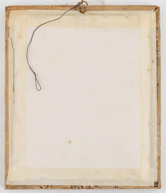 Broderi, 1700/1800-tal i gustaviansk ram.