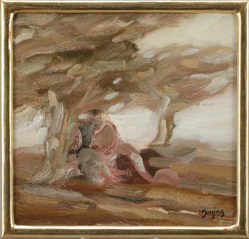 IVAR MORSING, olja på duk, signerad.