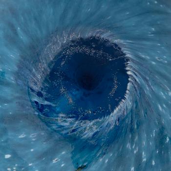 Oiva Toikka, a glass egg, 'Lagoon Kiwi', signed Oiva Toikka Nuutajärvi Notsjö 36/50.