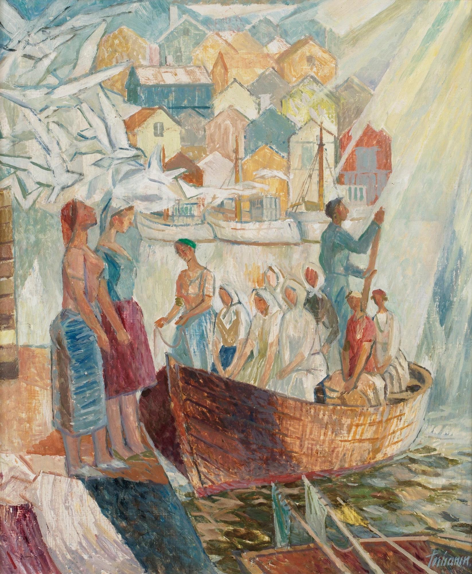 Gunnar Torhamn, Vid bryggan.