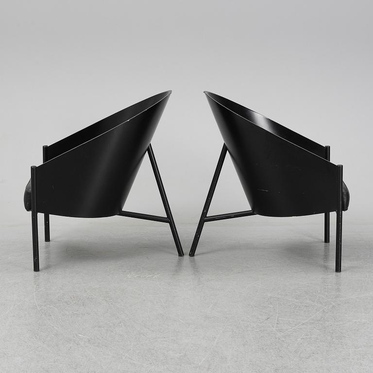 PHILIPPE STARCK, a pair of 'Costes' armchairs, Aleph, Driade, Italy.