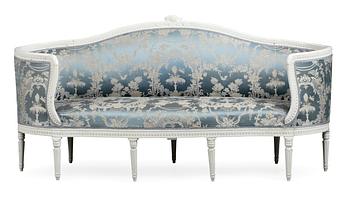 A Gustavian sofa.