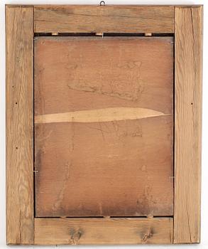 RAM MED SPEGEL, barock, trä, 1600/1700-tal.