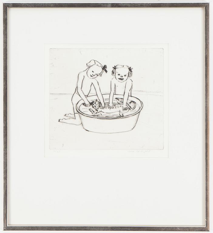 LENA CRONQVIST, dry point, signed and numbered 2/25.