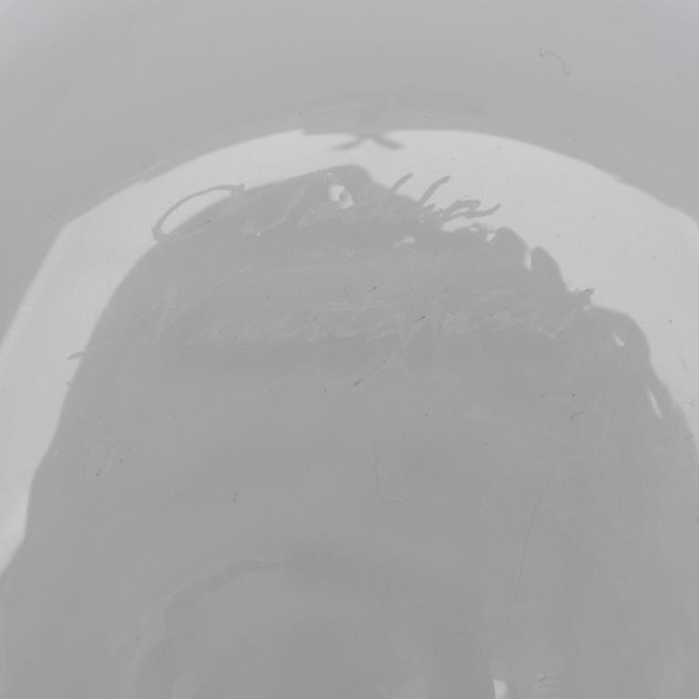 OIVA TOIKKA, FÅGEL, glas, signerad O. Toikka Nuutajärvi.