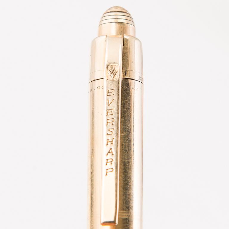 PENNOR, 2 st, 14K guld. "Eversharp", Sheaffer's, U.S.A.