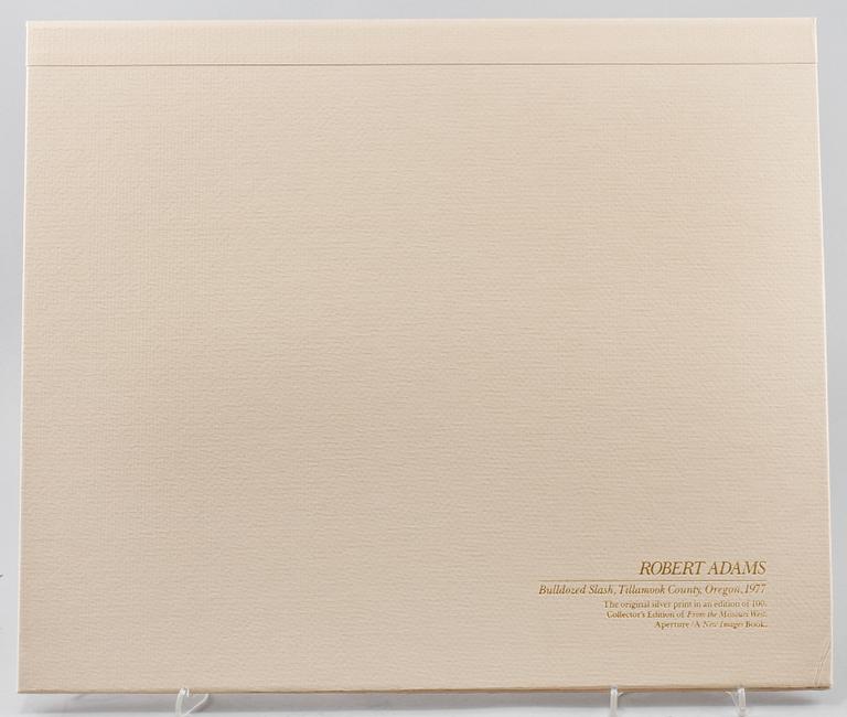 ROBERT ADAMS, fotografi, signerad á tergo.